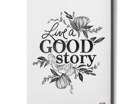 Live a Good Story  by House Fenway, Canvas Wall Art For Cheap