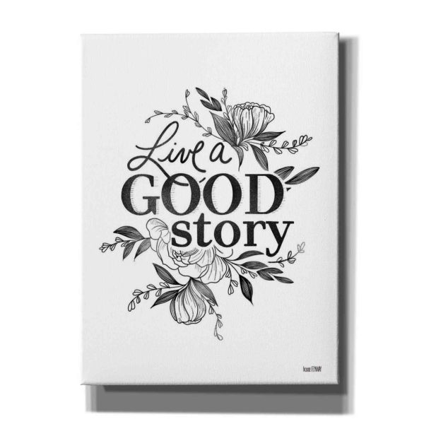 Live a Good Story  by House Fenway, Canvas Wall Art For Cheap