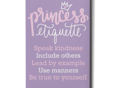 Princess Etiquette  by Fearfully Made Creations, Canvas Wall Art Hot on Sale