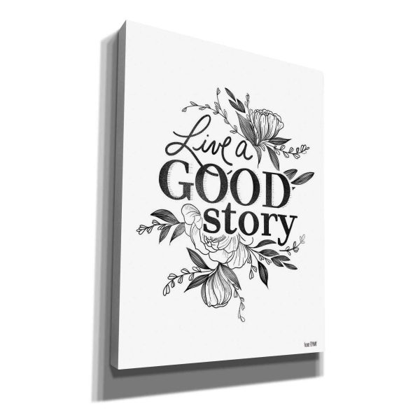 Live a Good Story  by House Fenway, Canvas Wall Art For Cheap