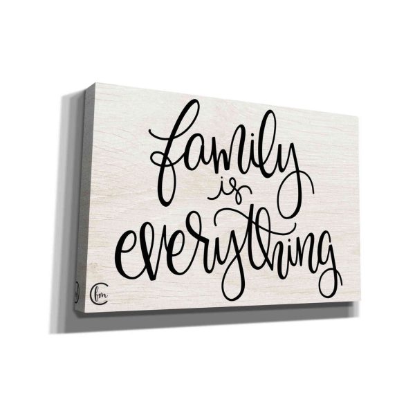 Family is Everything  by Fearfully Made Creations, Canvas Wall Art Fashion