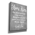 House Rules  by Fearfully Made Creations, Canvas Wall Art Online