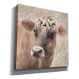 Floral Cow II  by Lori Deiter, Canvas Wall Art For Cheap