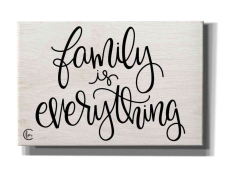 Family is Everything  by Fearfully Made Creations, Canvas Wall Art Fashion