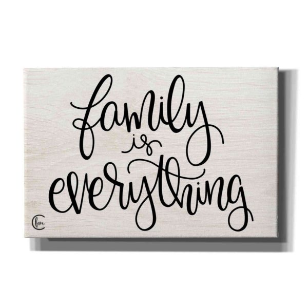 Family is Everything  by Fearfully Made Creations, Canvas Wall Art Fashion