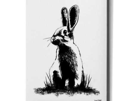 Farmhouse Rabbit  by House Fenway, Canvas Wall Art Hot on Sale