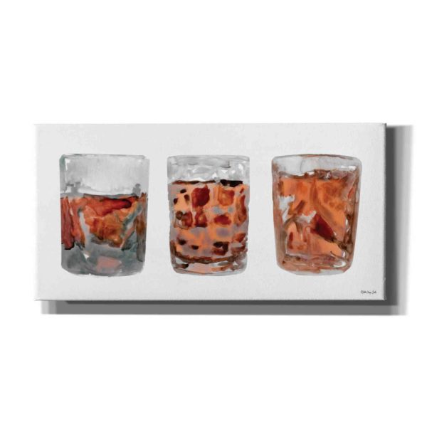 Bourbon Glasses 2  by Stellar Design Studio, Canvas Wall Art Discount