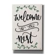 Welcome to the Nest  by Fearfully Made Creations, Canvas Wall Art Cheap