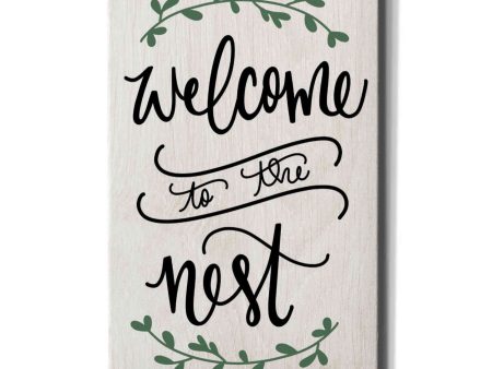 Welcome to the Nest  by Fearfully Made Creations, Canvas Wall Art Cheap