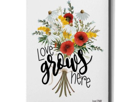 Love Grows Here  by House Fenway, Canvas Wall Art Discount