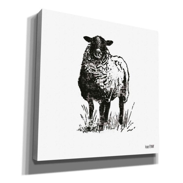 Farmhouse Sheep  by House Fenway, Canvas Wall Art Online Hot Sale