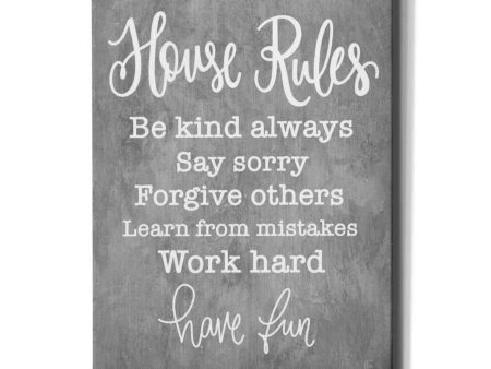 House Rules  by Fearfully Made Creations, Canvas Wall Art Online