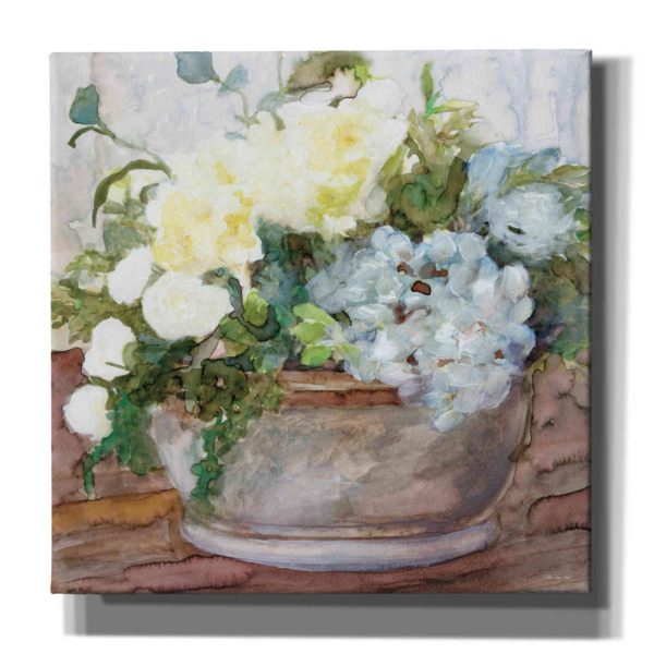 Country Basket of Blooms II  by Stellar Design Studio, Canvas Wall Art For Discount