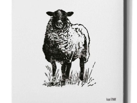 Farmhouse Sheep  by House Fenway, Canvas Wall Art Online Hot Sale