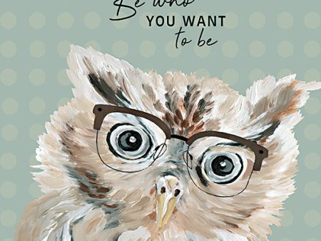 CIN3898 - Be Who You Want to Be Owl - 12x12 on Sale