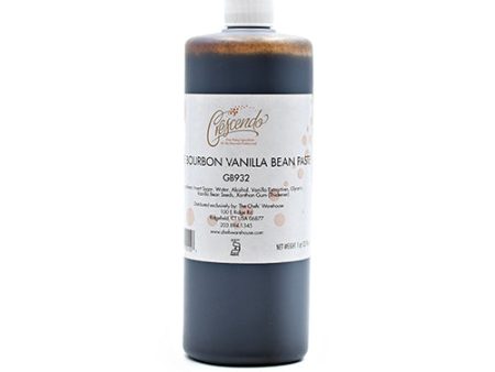 Bourbon Blend Vanilla Bean Paste Puree - 12 x 32 oz Case - CW Canada - Canadian Distribution Cheap