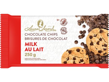 LAURA SECORD - MILK CHOCOLATE CHIPS 12x250 GR Hot on Sale