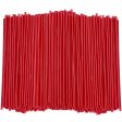 Red Sip Stirrers Straws - 1000 Count - 5 Inch - Disposable Stir Sticks for Coffee & Cocktail - Canadian Distribution For Sale