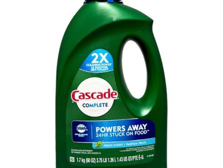 Cascade - Complete Fresh Scent Gel 4X1.36Lt - Canadian Distribution Cheap