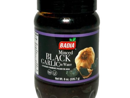 BADIA - MINCED BLACK GARLIC IN WATER 6x226 GR For Sale