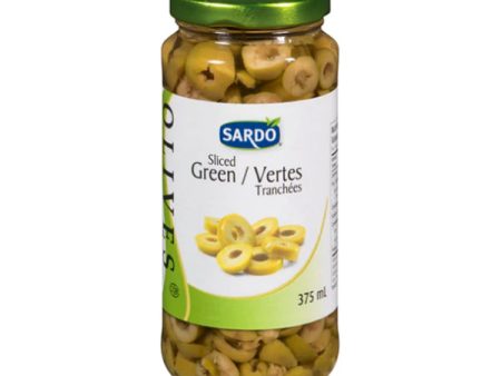 SARDO - SLICED GREEN OLIVES 12x375 ML Discount