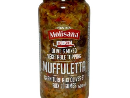 REGINA MOLISANA - HOT MUFFULETTA TOPPING 12x500 ML Online now