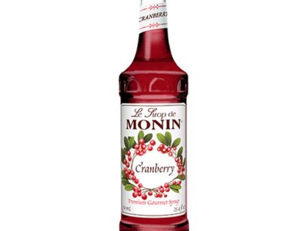 MONIN - CRANBERRY SYRUP 12x750 ML Online Hot Sale