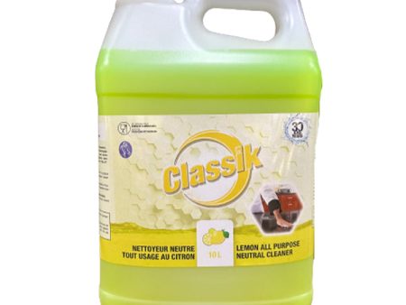 Classik - Lemon All Purpose Cleaner 10Lt - Canadian Distribution Supply