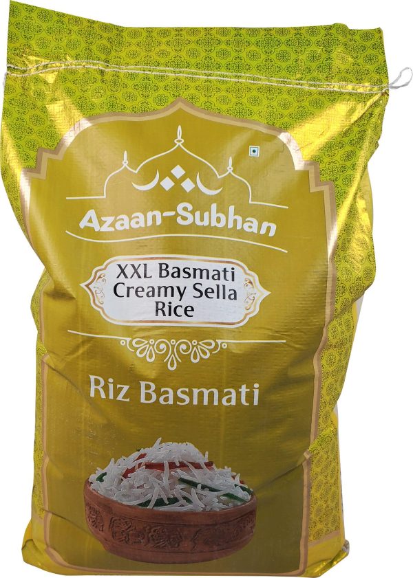 Azaan Subhan - Creamy Sella Basmati Rice (Yellow bag) Online