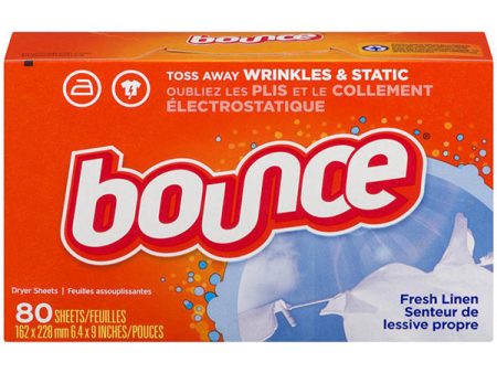 Bounce - Fresh Linen Dryer Sheets 6X80 Ct - Canadian Distribution Supply