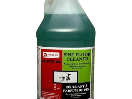 Choice Line - Cepfs04 Pine Floor Cleaner 4X4Lt - Canadian Distribution Online Sale