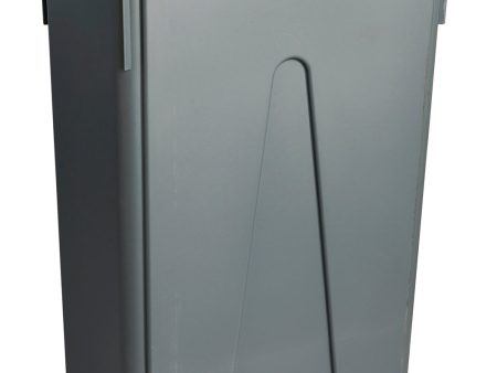 M2 - Rectangular Slim Garbage Bin Grey 23Gal 1Ea - Canadian Distribution Sale