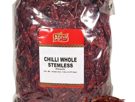 Apna - Red Chilli Whole - Stemless For Discount