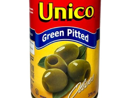 UNICO - GREEN PITTED OLIVES 24x375 ML Discount