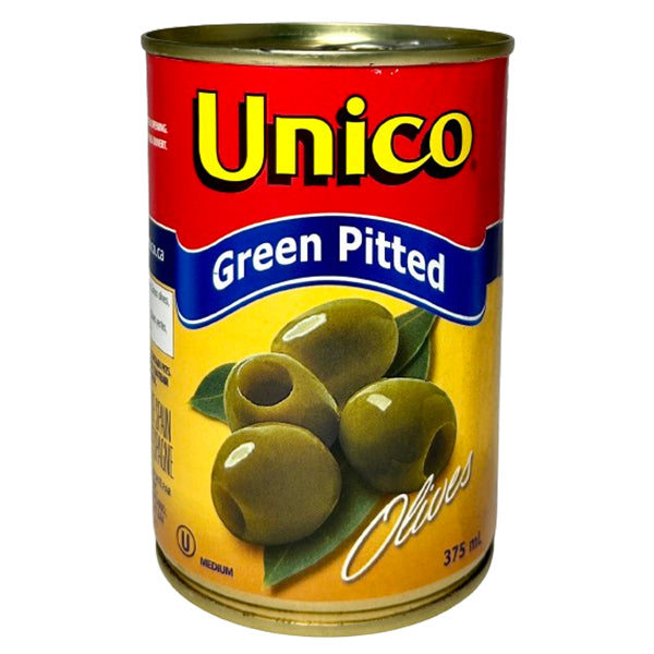 UNICO - GREEN PITTED OLIVES 24x375 ML Discount