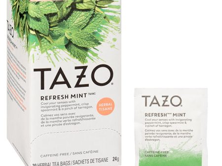 TAZO - HOT HERBAL MINT REFRESH 6x20 CT For Discount