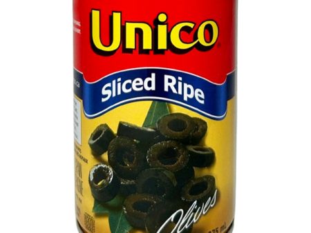 UNICO - SLICED BLACK OLIVES 24x375ML Discount