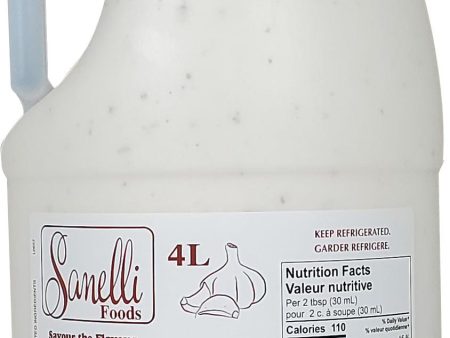 Sanelli - Creamy Garlic - 4 Lt Jug Online Sale