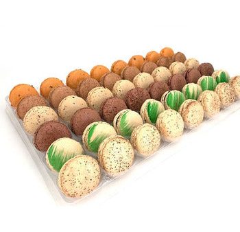 Assorted Seasonal Macarons Fall Winter Collection - 192 count Case - CW Canada - Canadian Distribution Sale