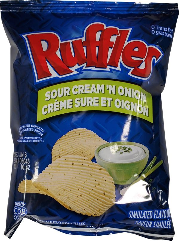 Ruffles - Chips - Sour Cream & Onion - 22131 For Cheap