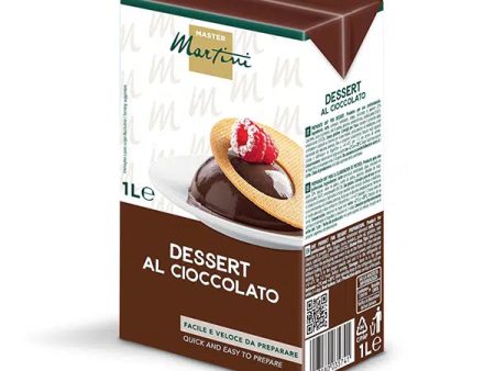 Chocolate Pudding Dessert Base - Case of 12 x 1L - Master Martini Canada Sale