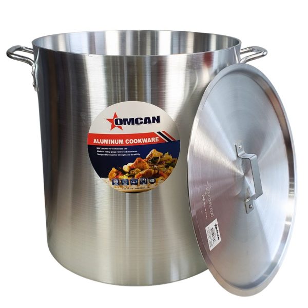 100 L Stock Pot 7mm 19.7 x18.5  w Lid Supply