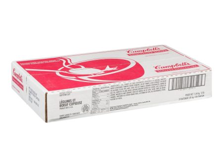 CAMPBELLS - HEARTY VEGETABLE BEEF 3x4LB on Sale