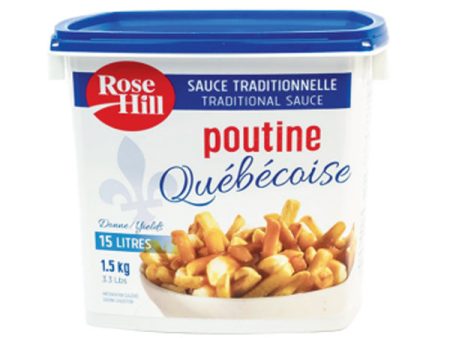 ROSE HILL - QUEBECOISE POUTINE SAUCE MIX 4x1.5 KG Online Hot Sale