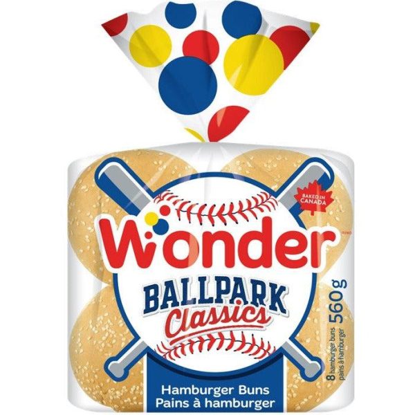 Wonder - Ballpark - Hamburger Bun - 12458 For Sale