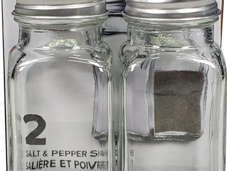 S&CO - Salt & Pepper Shaker 75ML - Glass (2 Pack) Cheap