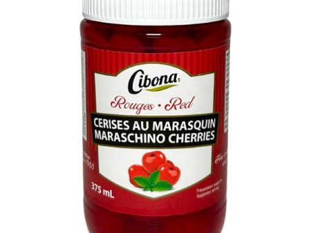 CIBONA - RED MARASCHINO CHERRIES 12x375 ML For Discount