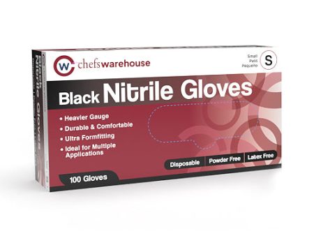 Black Nitrile Gloves Medium - 10 x 100 count - CW Canada - Canadian Distribution For Cheap