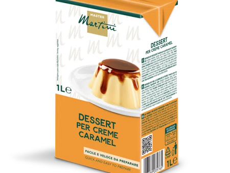 Crème Caramel Dessert Base - Case of 12 x 1L - Master Martini Canada Fashion