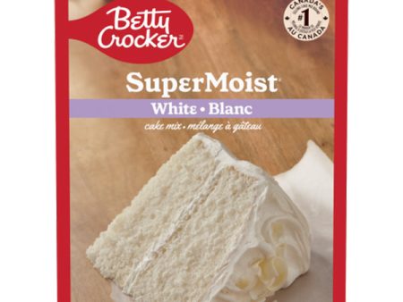 BETTY CROCKER - SUPER MOIST WHITE CAKE MIX 12x404 GR For Discount